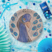 Assiettes En Carton Bleu (Fête)