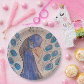 Assiettes En Carton Bleu (Fête)