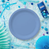 Assiettes En Carton Bleu (Fête)