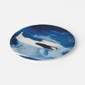 Assiettes En Carton Bleu Amore II (Angle)