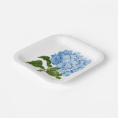 Assiettes En Carton Bleu antique Hydrangea Blossom (Angulaire)