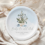 Assiettes En Carton Bleu bébé d'hiver son froid extérieur<br><div class="desc">Bleu bébé d'hiver son froid extérieur Plaques en papier Les articles correspondants sont disponibles.</div>