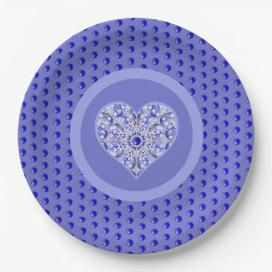 Assiettes En Carton Bleu de dentelle en céramique de Grèce