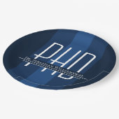 Assiettes En Carton Bleu Diplômé(e) Docteur(e) Diplômé(e) Papier de fi (Angle)