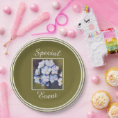 Assiettes En Carton Bleu Oublier-moi-pas Fleurs (Fête)