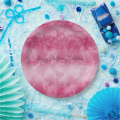 Assiettes En Carton Bleu Pink Ombre (Fête)