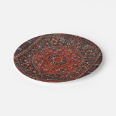 Assiettes En Carton Bleu rouillé de Joshan  (Angle)