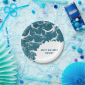 Assiettes En Carton Bleu Shark Boys fête d'anniversaire (Fête)