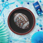 Assiettes En Carton Bling Football Party Big Game Bowl Jeu (Fête)