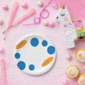 Assiettes En Carton Blobulateur (Fête)