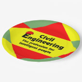 Assiettes En Carton Bloc Smart Civil Engineer (Angle)