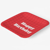 Assiettes En Carton Blocs de construction Anniversaire de enfant coule (Angulaire)