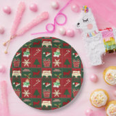 Assiettes En Carton Blocs de Noël - PLAQUES DE PAPIER (Fête)