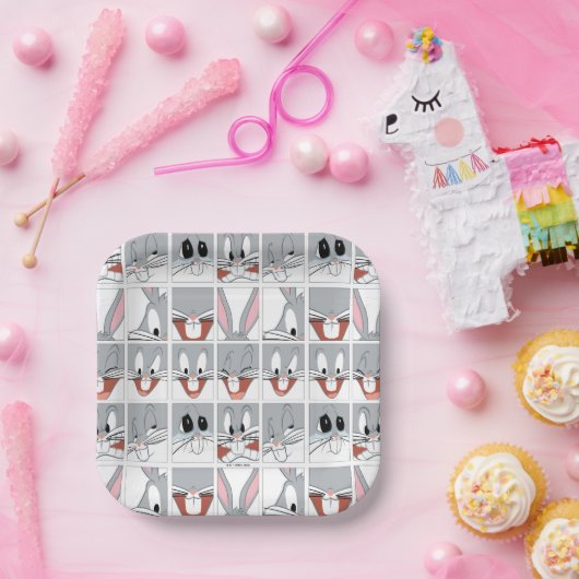 Assiettes En Carton Blocs d'expression BUGS BUNNY™ (Fête)