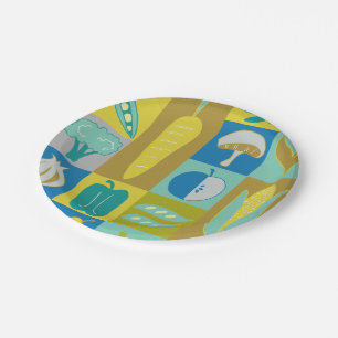 Assiettes En Carton Blocs végétariens II