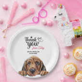 Assiettes En Carton Bloodhound Chien Mariage Cocktail (Fête)