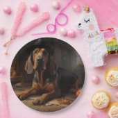 Assiettes En Carton Bloodhound Citrouilles Halloween effrayant (Fête)