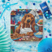 Assiettes En Carton Bloodhound Holiday Baking : Noël festif (Fête)