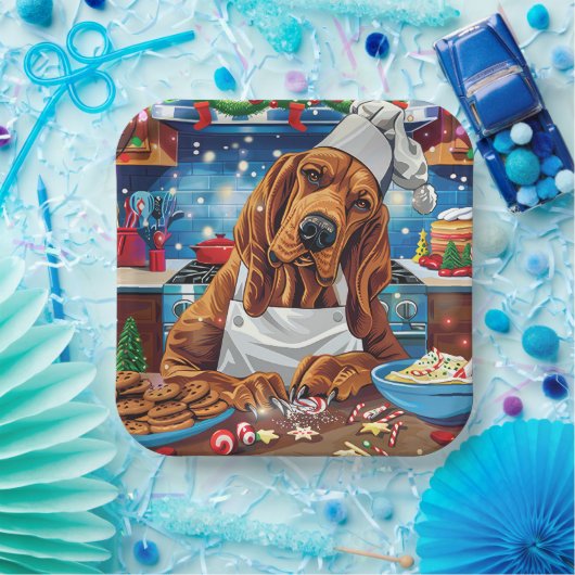 Assiettes En Carton Bloodhound Holiday Baking : Noël festif (Fête)