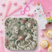 Assiettes En Carton Bloombound Sentinel – Gothic Floral Design (Fête)