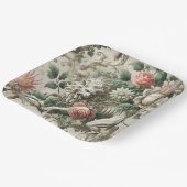 Assiettes En Carton Bloombound Sentinel – Gothic Floral Design (Angulaire)