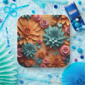 Assiettes en carton Blooming Blossom (Fête)