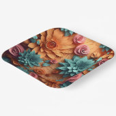 Assiettes en carton Blooming Blossom (Angulaire)