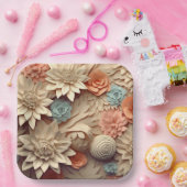 Assiettes en carton Blossoming Beauty (Fête)