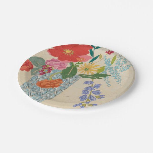 Assiettes En Carton Blossoms du printemps II (Angle)