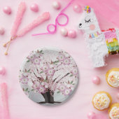 Assiettes En Carton Blossoms Origami Blanc MARIAGE Artisanat ANNIVERSA (Fête)