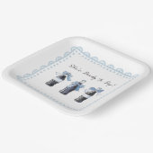 Assiettes En Carton Blue Baby Soda Ready to POP (Angulaire)