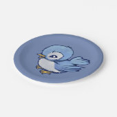 Assiettes En Carton Blue Bird Art Amateurs d'oiseaux Bluebird Oiseau O (Angle)