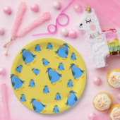 Assiettes En Carton Blue Bird for Kids par storeman. (Fête)