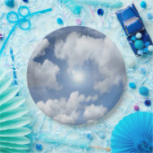 Assiettes En Carton Blue Heaven Nuages + vos idées (Fête)