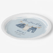 Assiettes En Carton Blue Jean Baby shower Baby Outfit (Angle)