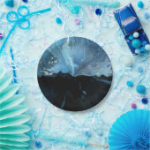 Assiettes En Carton Blue Night Sky Galaxy (Fête)