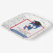 Assiettes En Carton Blue Owl Kindergarten Graduation (Angulaire)