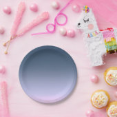 Assiettes En Carton Blue-pink ombre (Fête)