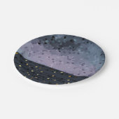 Assiettes En Carton Blue purple (Angle)