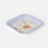 Assiettes En Carton Blue Silly Goose (Angulaire)