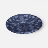 Assiettes En Carton Blue Sparkle (Angle)