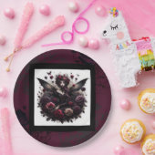 Assiettes En Carton Blue Turquoise Or Agate moderne Glam Mariage éléga (Fête)