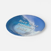 Assiettes En Carton Blue Wave Election 2026 (Angle)