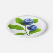 Assiettes En Carton Blueberges (Angle)