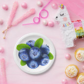 Assiettes En Carton Blueberges (Fête)