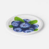 Assiettes En Carton Blueberges (Angle)
