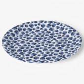 Assiettes En Carton Blueberries Imprimer Motif de fruits (Angle)