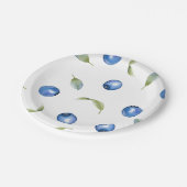 Assiettes En Carton Blueberry | Baby shower doux (Angle)