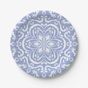 Assiettes En Carton Blueberry Mandala
