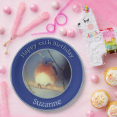Assiettes En Carton Bluebird Personnalisé Joyeux anniversaire (Fête)